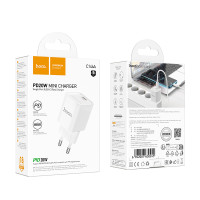 Мережевий зарядний пристрій Hoco C146A Charm PD20W