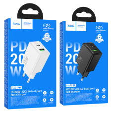 Мережевий зарядний пристрій Hoco N69 Nuevo PD20W+QC3.0