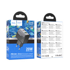 Мережевий зарядний пристрій Hoco CS71A Star Speed PD20W+QC3.0