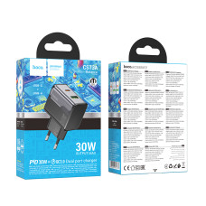 Мережевий зарядний пристрій Hoco CS73A Star Speed GaN PD30W+QC3.0