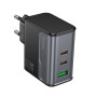 Мережевий зарядний пристрій Hoco CS75A Star Speed GaN PD70W+QC3.0