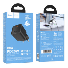 Мережевий зарядний пристрій Hoco N64 Ingenious GaN PD20W