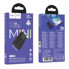 Мережевий зарядний пристрій Hoco N74 Speed ultra-thin GaN PD25W