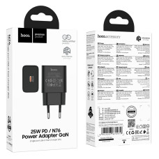 Мережевий зарядний пристрій Hoco N76 Star GaN PD25W