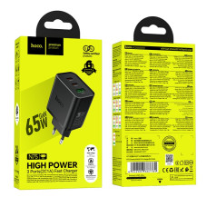 Мережевий зарядний пристрій Hoco N75 Grande GaN 65W