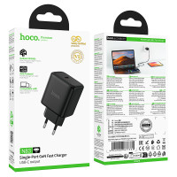 Мережевий зарядний пристрій Hoco N83 Profit GaN PD40W