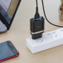 Мережевий зарядний пристрій Hoco C12Q Smart QC3.0 Micro