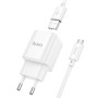 Мережевий зарядний пристрій Hoco C145A Charm QC3.0 Micro