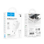 Мережевий зарядний пристрій Hoco C145A Charm QC3.0 Micro
