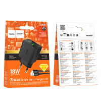 Мережевий зарядний пристрій Hoco CS81A Excellent QC3.0 Micro