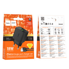 Мережевий зарядний пристрій Hoco CS81A Excellent QC3.0 Micro