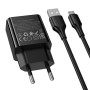 Мережевий зарядний пристрій Hoco CS91A Leader 10.5W Micro