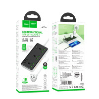 Мережевий подовжувач Hoco AC7A Storm 3.4A 3 розетки 1.5m