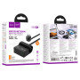 Мережевий подовжувач Hoco AC34 Win 2500W PD70W+QC3.0 2 розетки 1.5m