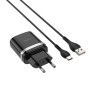 Мережевий зарядний пристрій Hoco C12Q Smart QC3.0 Type-C