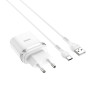 Мережевий зарядний пристрій Hoco C12Q Smart QC3.0 Type-C