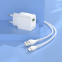 Мережевий зарядний пристрій Hoco C98A Proton QC3.0 Type-C