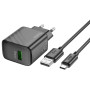 Мережевий зарядний пристрій Hoco CS21A Rich QC3.0 Type-C