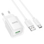 Мережевий зарядний пристрій Hoco C145A Charm QC3.0 Type-C
