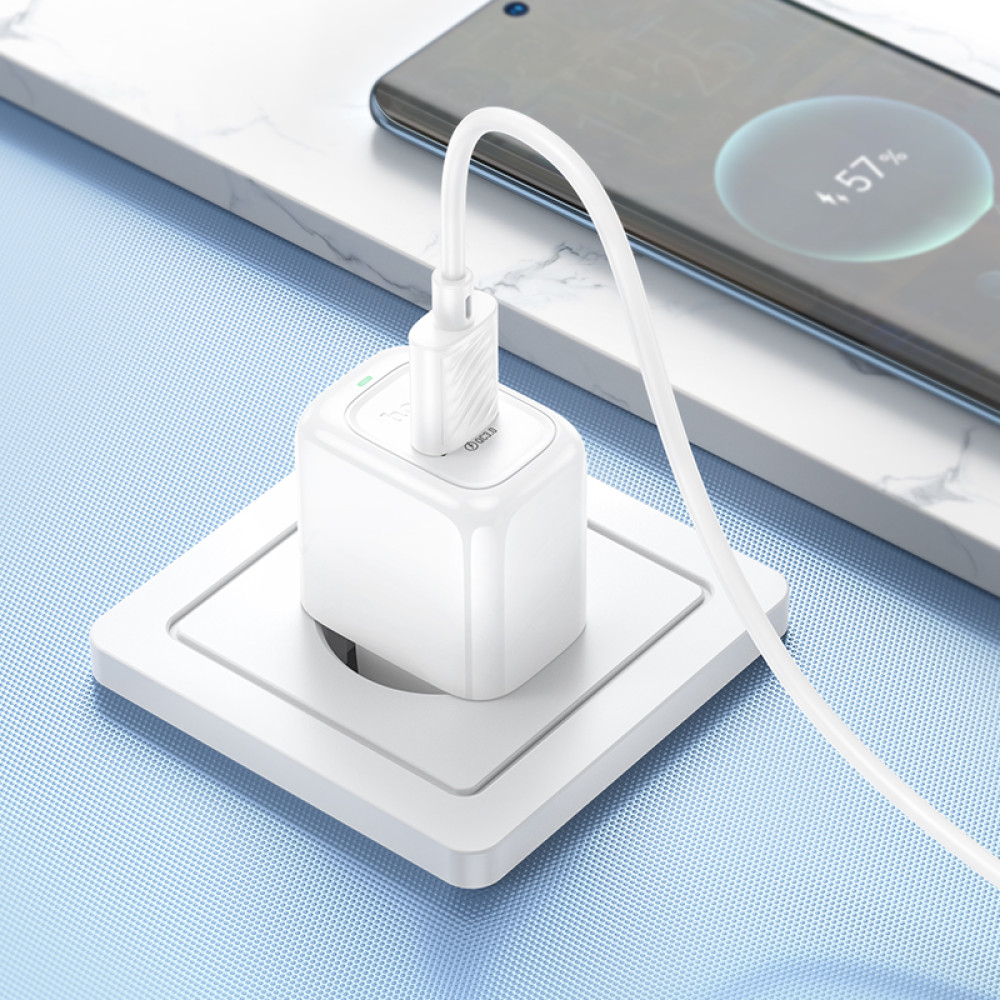 Мережевий зарядний пристрій Hoco CS52A Surplus QC3.0 Type-C