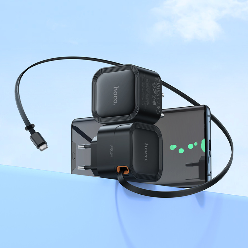 Мережевий зарядний пристрій Hoco C153A Changer PD20W Type-C