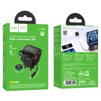 Мережевий зарядний пристрій Hoco C153A Changer PD20W Type-C