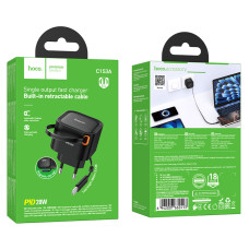 Мережевий зарядний пристрій Hoco C153A Changer PD20W Type-C