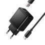Мережевий зарядний пристрій Hoco C157A Smart multi-protocol GaN PD30W+QC3.0 Type-C