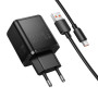 Мережевий зарядний пристрій Hoco C157A Smart multi-protocol GaN PD30W+QC3.0 Type-C