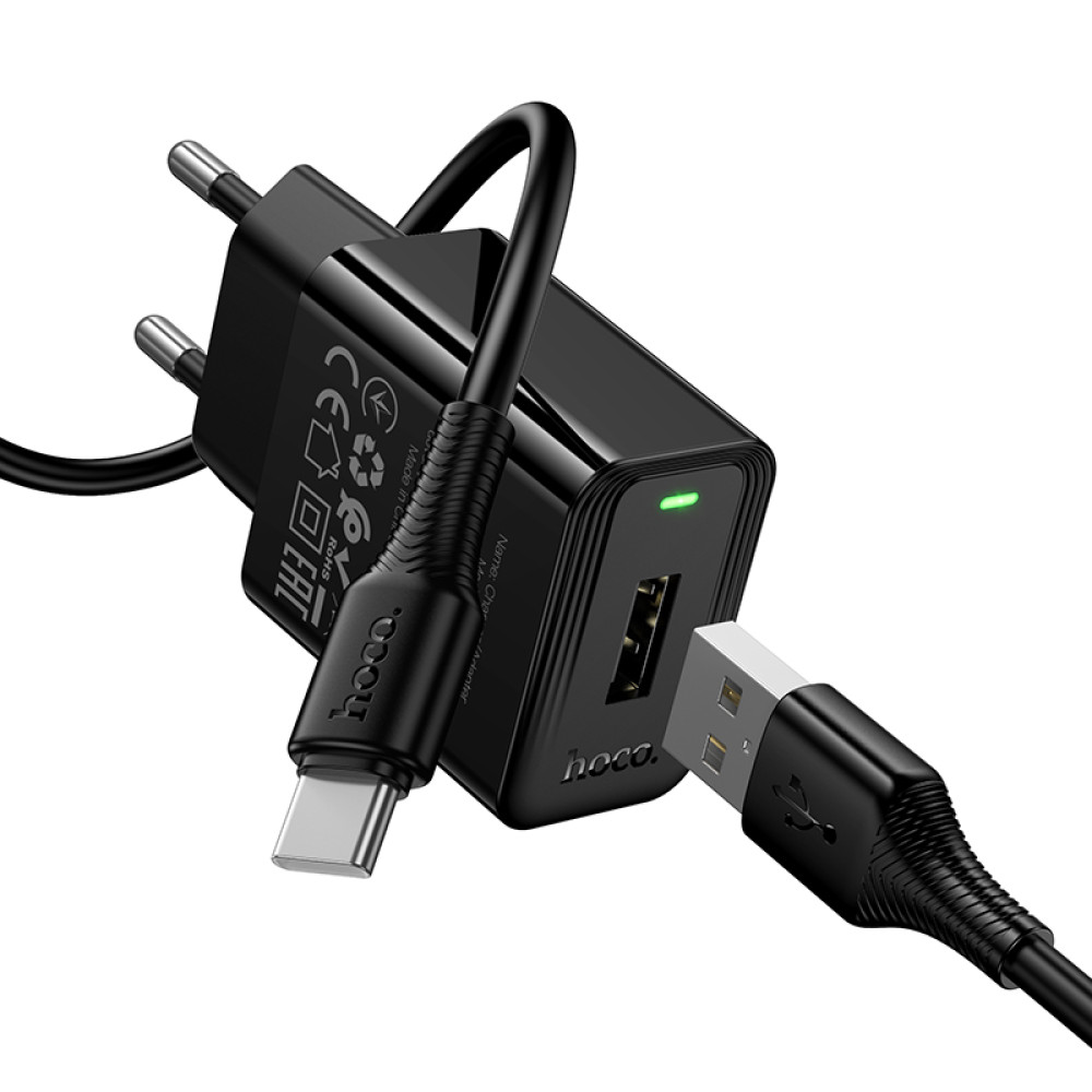 Мережевий зарядний пристрій Hoco CS91A Leader 10.5W Type-C