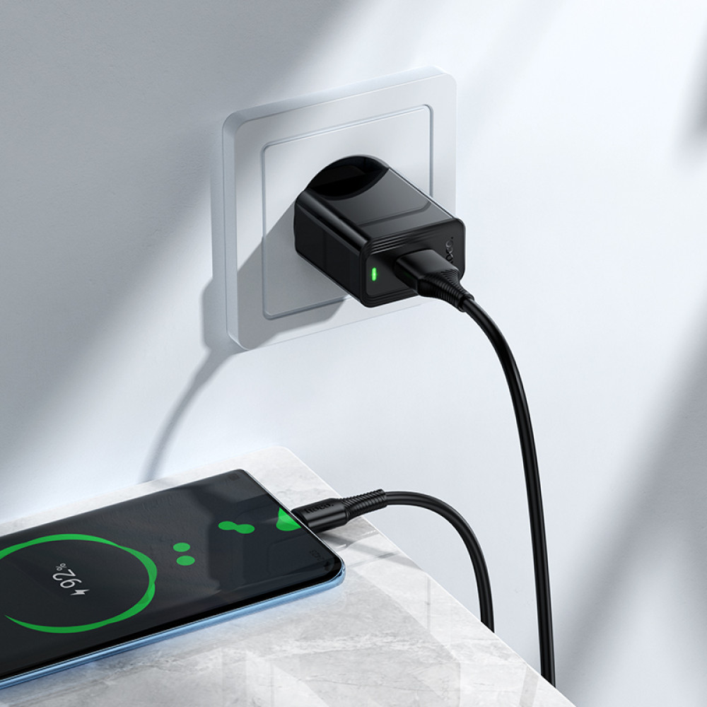 Мережевий зарядний пристрій Hoco CS91A Leader 10.5W Type-C