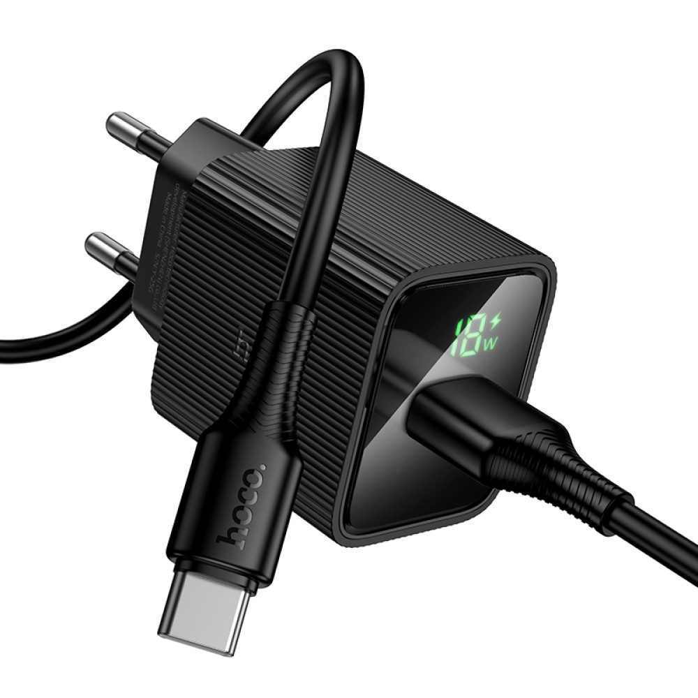 Мережевий зарядний пристрій Hoco CS81A Excellent QC3.0 Type-C