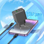Мережевий зарядний пристрій Hoco CS14A Ocean PD20W+QC3.0 Type-C to Lightning