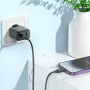 Мережевий зарядний пристрій Hoco CS23A Sunlight PD30W+QC3.0 Type-C to Lightning
