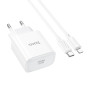 Мережевий зарядний пристрій Hoco C76A Pro Majestic PD30W Type-C to Lightning