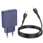 Мережевий зарядний пристрій Hoco N44 Biscuit PD30W Type-C to Lightning