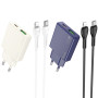 Мережевий зарядний пристрій Hoco N45 Biscuit PD30W+QC3.0 Type-C to Lightning