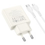 Мережевий зарядний пристрій Hoco N45 Biscuit PD30W+QC3.0 Type-C to Lightning