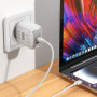 Мережевий зарядний пристрій Hoco C137A Rock PD45W+QC3.0 Type-C to Lightning