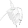 Мережевий зарядний пристрій Hoco C147A Charm PD20W+QC3.0 Type-C to Lightning