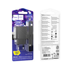 Мережевий зарядний пристрій Hoco CS25A Rico PD20W+QC3.0 Type-C to Lightning