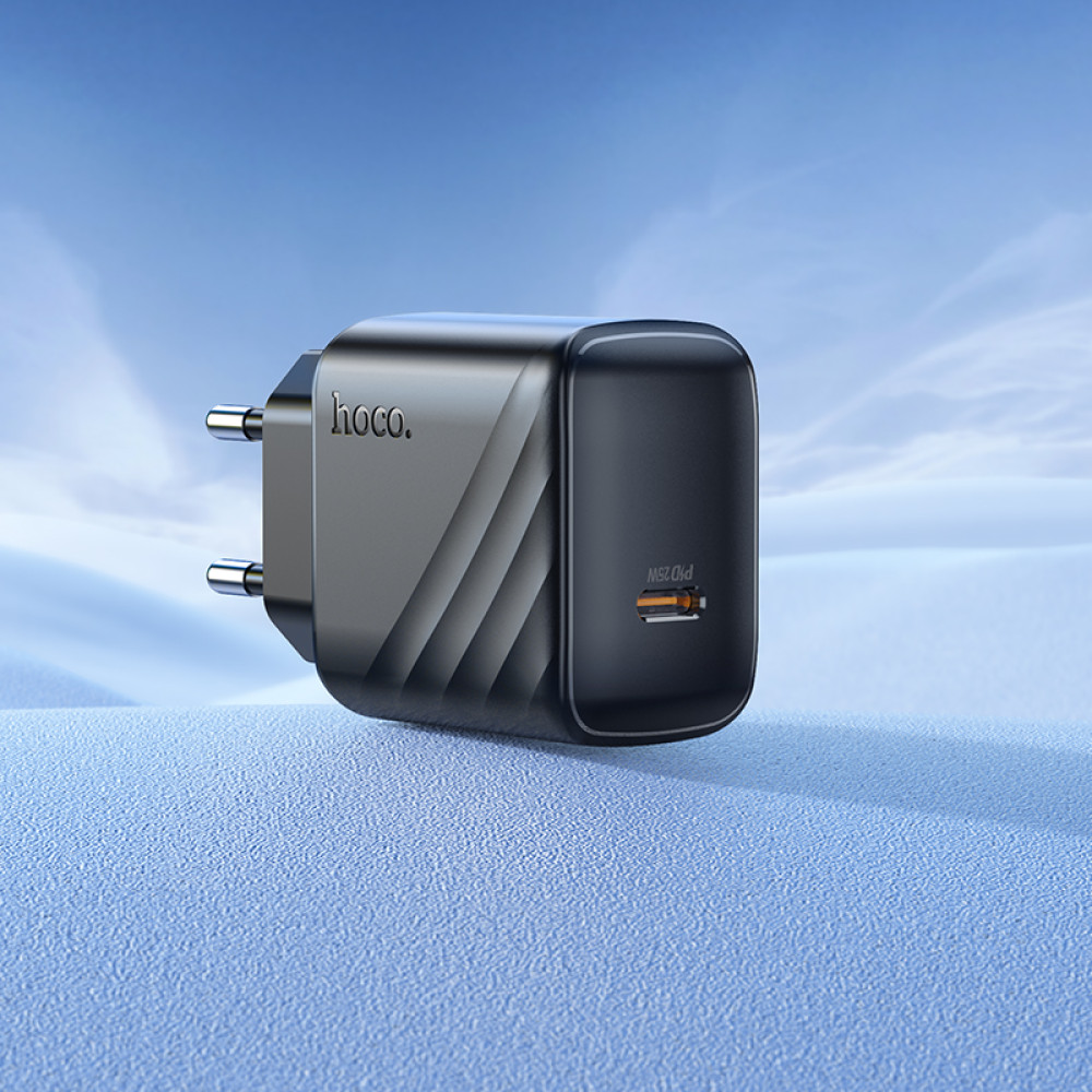 Мережевий зарядний пристрій Hoco CS24A Puerto GaN PD25W Type-C to Lightning