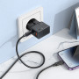 Мультифункціональний мережевий адаптер Hoco AC24 Mini universal travel PD25W+QC3.0 Type-C to Lightning (EU,US,UK,AUS)