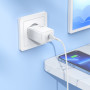 Мережевий зарядний пристрій Hoco N70 Nuevo single port PD30W Type-C to Lightning