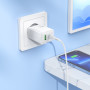 Мережевий зарядний пристрій Hoco N71 Nuevo PD30W+QC3.0 Type-C to Lightning