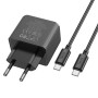 Мережевий зарядний пристрій Hoco CS14A Ocean PD20W+QC3.0 Type-C to Type-C