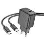 Мережевий зарядний пристрій Hoco CS22A Value PD30W Type-C to Type-C