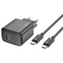 Мережевий зарядний пристрій Hoco CS22A Value PD30W Type-C to Type-C