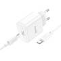 Мережевий зарядний пристрій Hoco C76A Pro Majestic PD30W Type-C to Type-C
