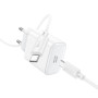 Мережевий зарядний пристрій Hoco C76A Pro Majestic PD30W Type-C to Type-C